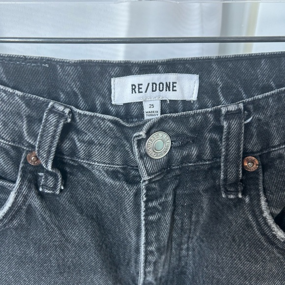 Re/Done 70’s Straight Jeans Sz 25 - Picture 2 of 6